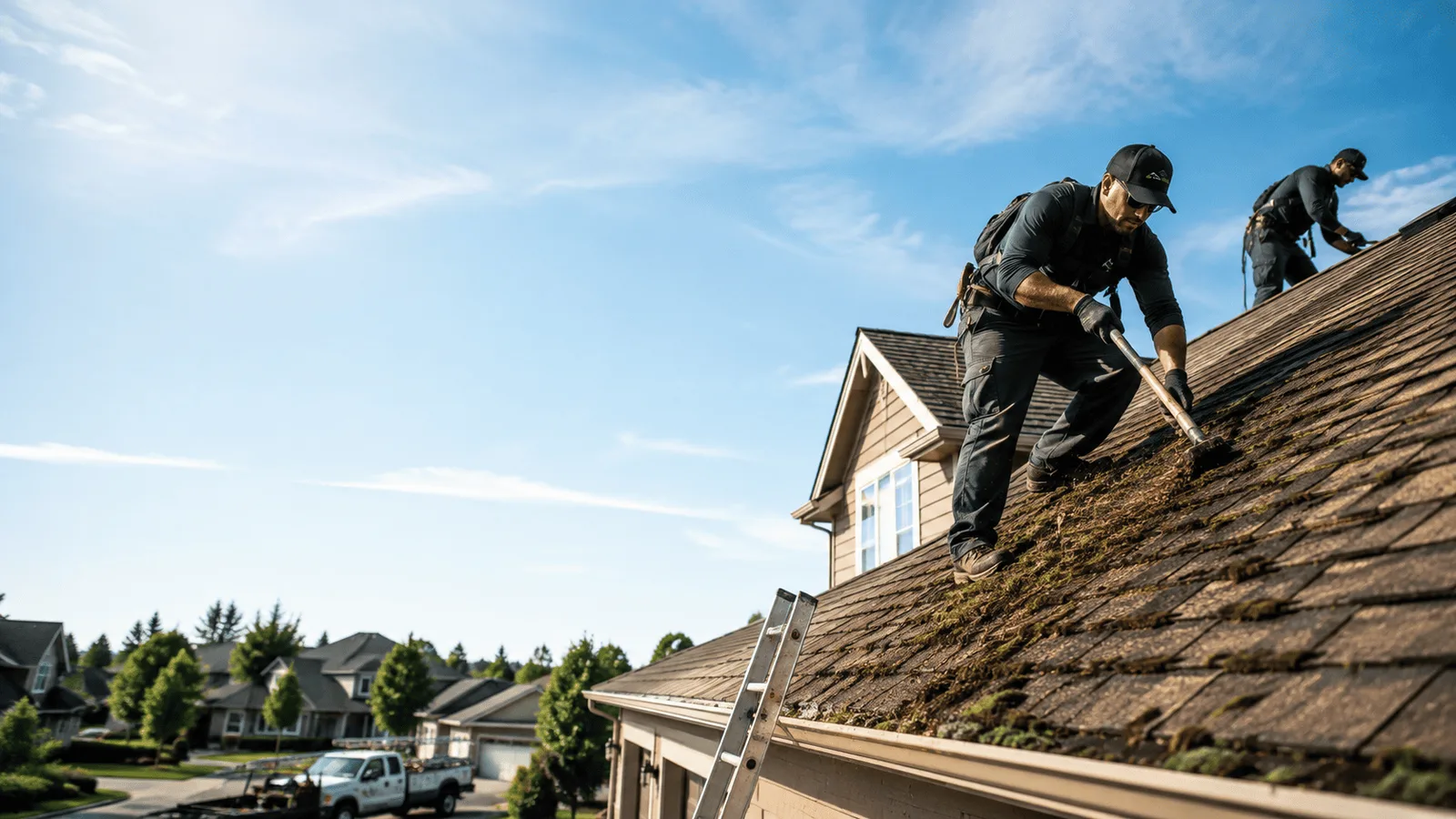 Roof Moss Removal in Llano, CA near me